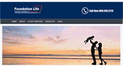 Desktop Screenshot of foundationlifeinsurance.com